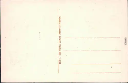 Terpitz-Liebschützberg 3 Bild: Kirche, Schule, Bäckerei b Dahlen Oschatz 1911