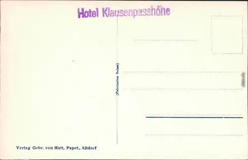 Altdorf (Uri) Klausenstraße/pass - Rennstrecke gegen Passhöhe Claridenstock 1929