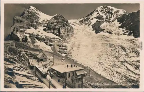 Lauterbrunnen Jungfraubahn - Station - Eigergletscher (2330 m) 1930