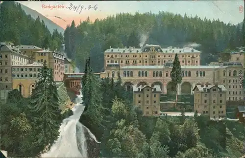 Ansichtskarte Badgastein Panorama-Ansicht x1906