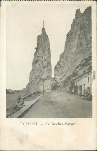 Ansichtskarte Dinant Dinant Le Rocher Bayard 1915