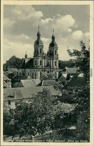 Ansichtskarte Gößweinstein Wallfahrkirche 1939