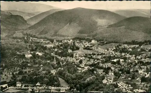 Ansichtskarte Ilsenburg (Harz) Blick auf die Stadt 1960