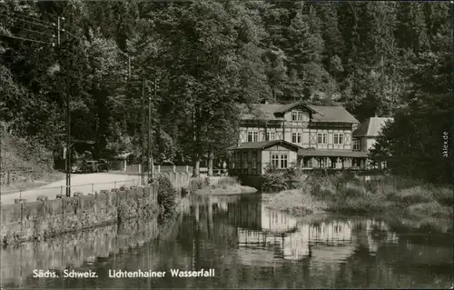Ansichtskarte Lichtenhain Lichtenhainer Wasserfall 1961