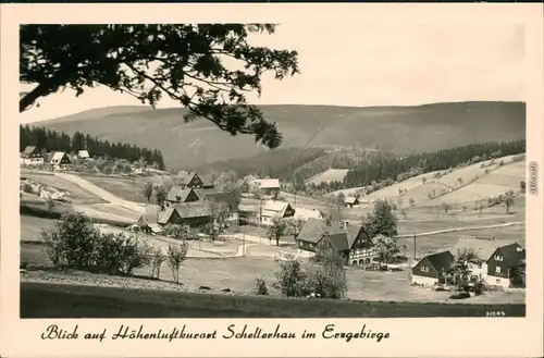 Ansichtskarte Schellerhau-Altenberg (Erzgebirge) Panorama-Ansicht 1961