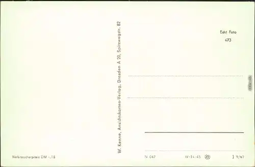 Ansichtskarte Schellerhau-Altenberg (Erzgebirge) Panorama-Ansicht 1961