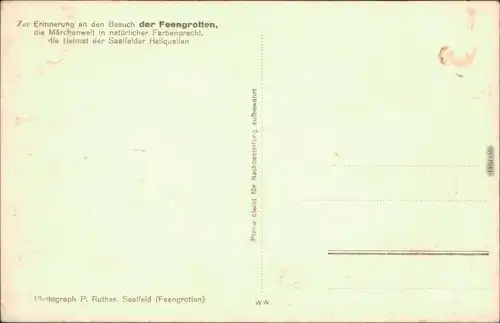 Saalfeld (Saale) Feengrotten - Gruppenfoto von Besuchergruppe 1933