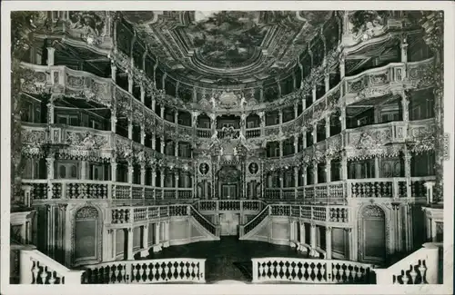 Ansichtskarte Bayreuth Opernhaus - Innenansicht 1934