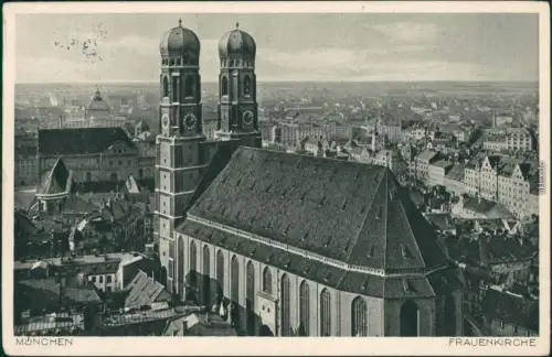 Ansichtskarte München Frauenkirche 1936