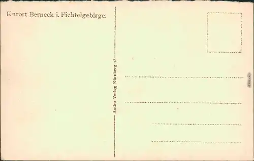 Bad Berneck im Fichtelgebirge Panorama-Ansicht von Rothersfelsen 1920