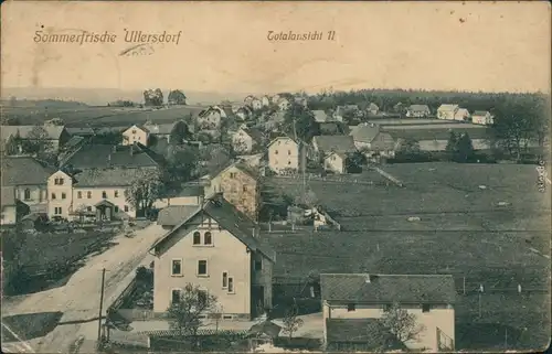 Ansichtskarte Ullersdorf-Radeberg Panorama-Ansicht 1916