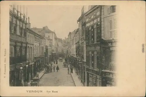 CPA Verdun Rue Mazel 1913