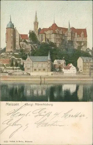 Ansichtskarte Meißen Schloss Albrechtsburg 1907