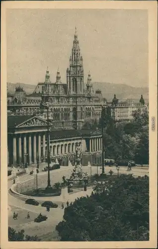 Ansichtskarte Wien Parlament - Panorama 1943