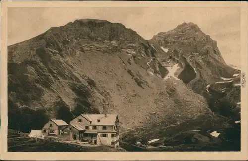 Ansichtskarte Oberstdorf (Allgäu) Rappenseehütte (2092 m) 1928