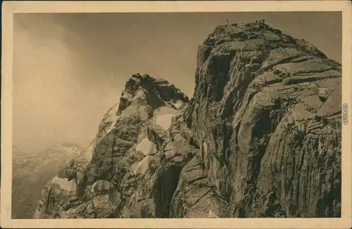 Ansichtskarte Schönau am Königssee Watzmann Hocheck und Mittelspitze 1921