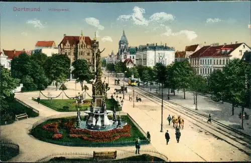 Ansichtskarte Dortmund Hiltropwall 1910