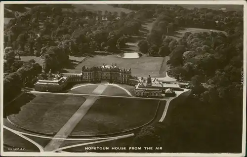 Ansichtskarte South Queensferry Hopetoun House - Luftbild 1921