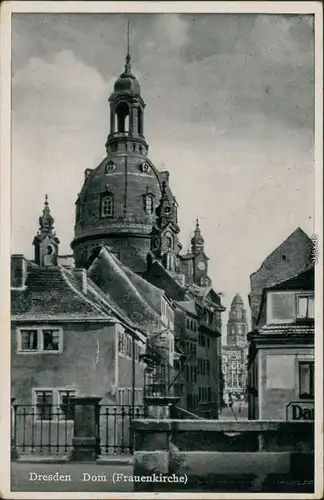 Ansichtskarte Innere Altstadt-Dresden Frauenkirche 1939