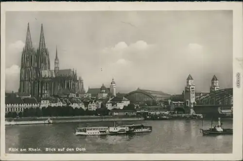 Ansichtskarte Köln Kölner Dom 1935