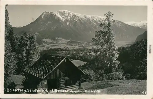 Bad Goisern am Hallstättersee Panorama-Ansicht - mit Sarstein 1942