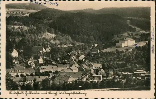 Ansichtskarte Bad Gottleuba-Berggießhübel Panorama-Ansicht 1941 