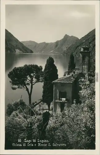 Albogasio (Luganersee)   Salvatore/Panorama-Ansicht 1932