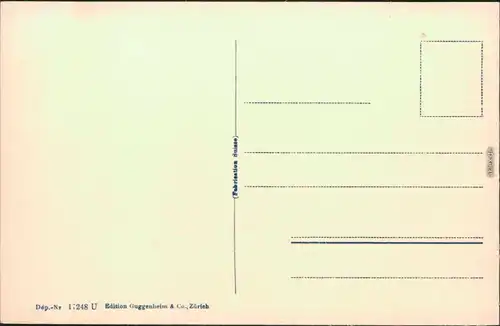 Ansichtskarte Interlaken Panorama-Ansicht mit Jungfrau 1929