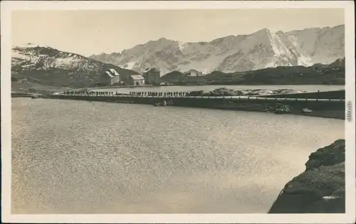 Ansichtskarte Andermatt St. Gotthard Hospiz - Blick g. den Vespero 1932