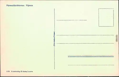 Ansichtskarte Luzern Lucerna Vierwaldstätter See - Vitznau 1930