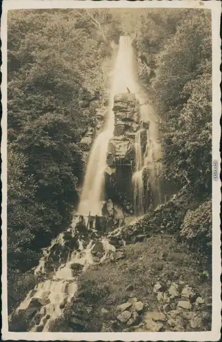 Ansichtskarte Herges-Vogtei-Trusetal Trusenfall 1931