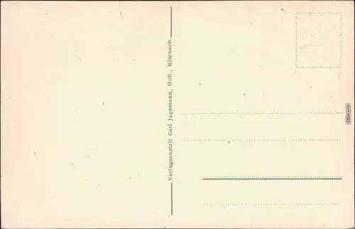 Ansichtskarte Eisenach Wartburg mit Panorama vom Ort 1914