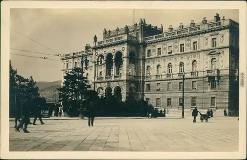Ansichtskarte Triest Trieste Luogotenenza 1932