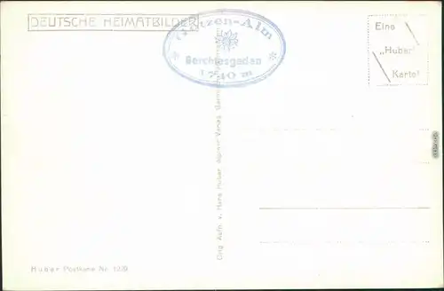 Ansichtskarte Berchtesgaden Gotzenalm (Berg, Berchtesgaden) 1935