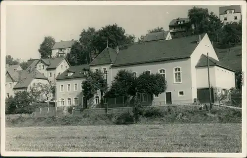 Foto Pirna Ortsmotiv mit Wohnhäuser 1955 Privatfoto