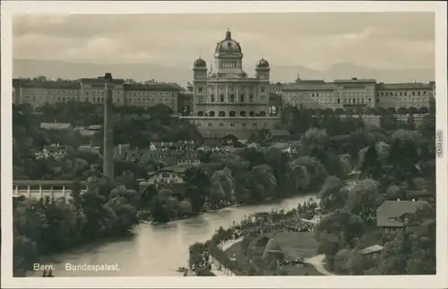 Ansichtskarte Bern Bundespalast 1932