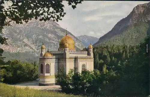 Ansichtskarte Linderhof-Ettal Schloss Linderhof - Kiosk 1914