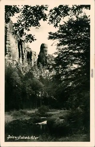 Ansichtskarte Hohnstein (Sächs. Schweiz) Polenztalwächter 