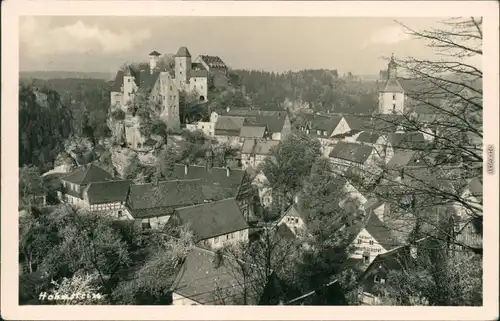 Ansichtskarte Hohnstein (Sächs. Schweiz) Burg Hohnstein 1953