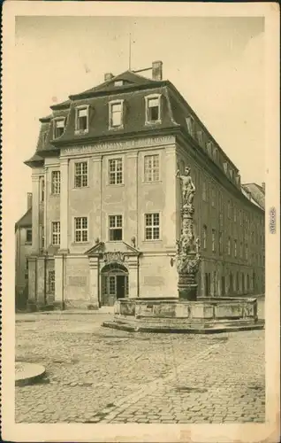 Ansichtskarte Zittau Bankhaus der Städte- und Staatsbank 1919