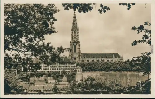 Ansichtskarte Bern Das Münster 1930