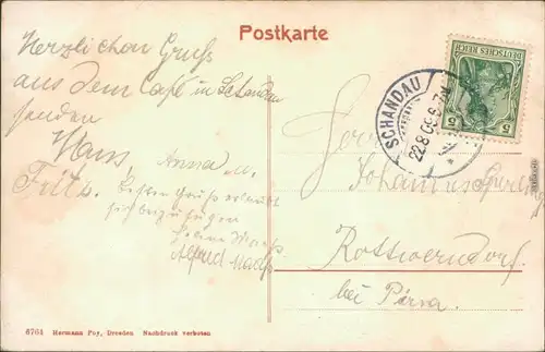 Herrnskretschen Hřensko Edmundsklamm / Edmundova Soutěska / Kamnitzklamm 1909