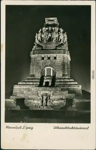 Ansichtskarte Leipzig Völkerschlachtdenkmal 1954