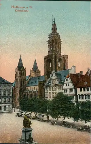 Ansichtskarte Heilbronn Kilianskirche 1915