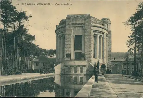 Ansichtskarte Tolkewitz-Dresden Crematorium 1913