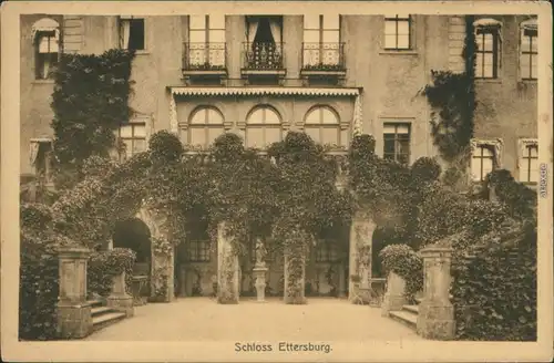 Ansichtskarte Ettersburg Schloss - Hof 1913