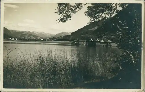 Ansichtskarte Immenstadt (Allgäu) Panorama-Ansicht mit See und Fernblick 1930