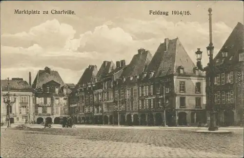 CPA Charleville-Mézières Charleville-Mézières Marktplatz 1916