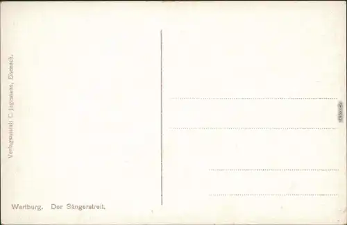 Ansichtskarte Eisenach Wartburg - Der Sängerstreit 1914