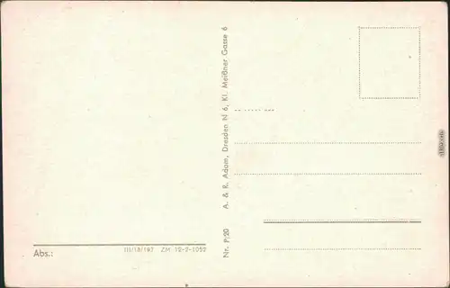 Pfaffendorf-Königstein (Sächsische Schweiz)  Barbarine mit Kletterer 1956